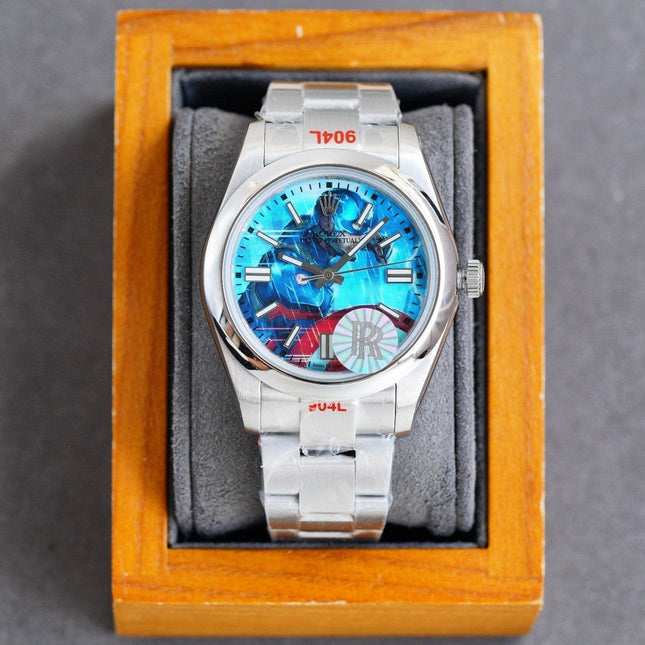 OYSTER 41 STAINLESS STEEL CUSTOM AVENGERS